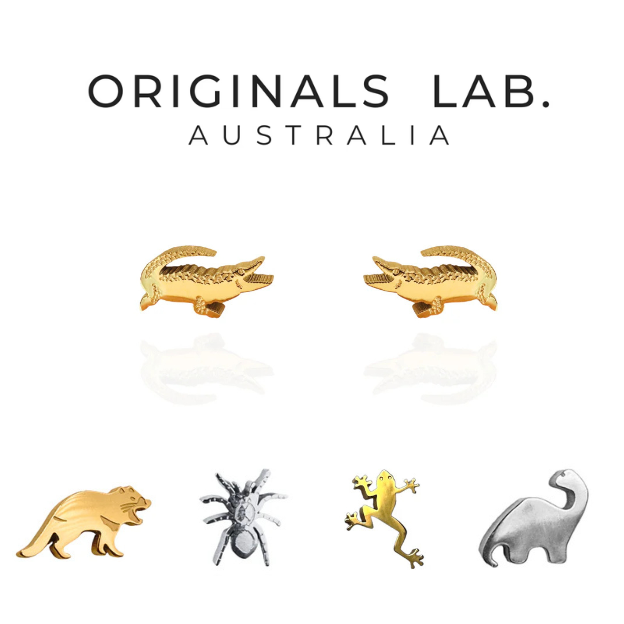 Original Lab Stud Earrings